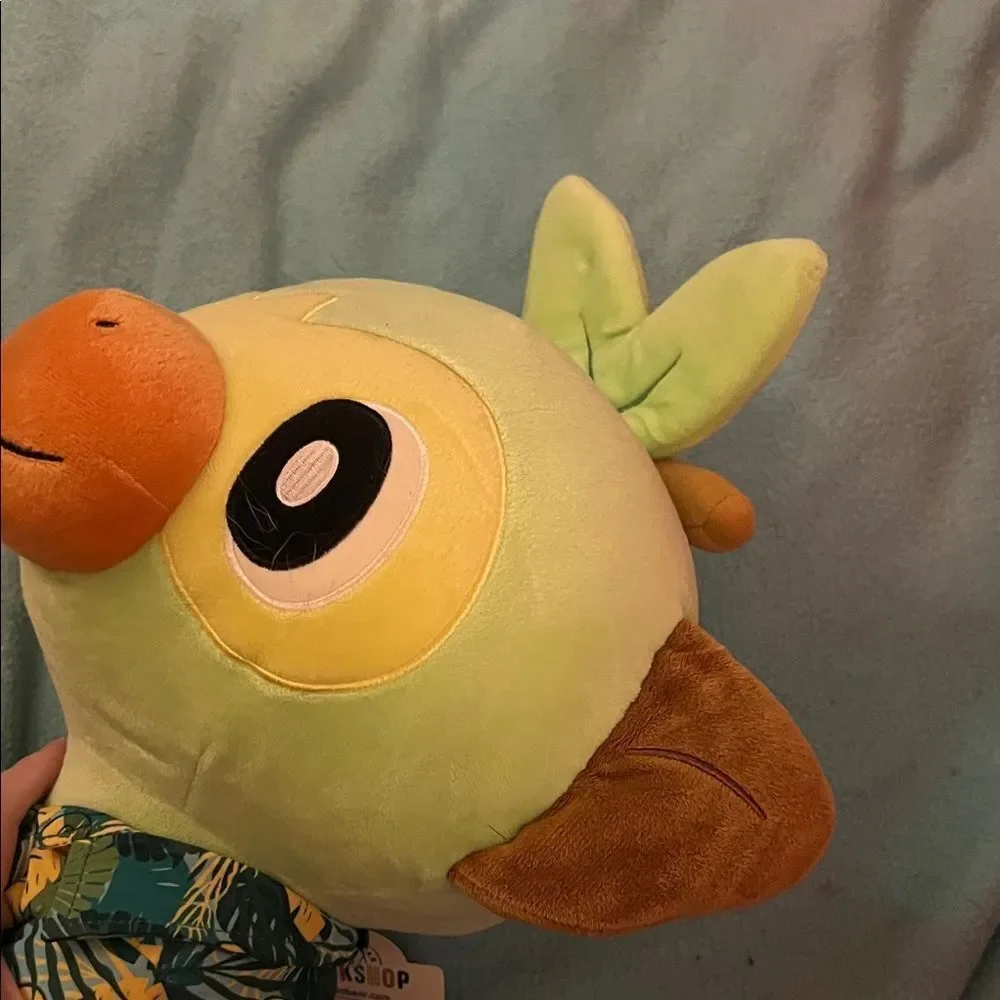 Build a Bear Pokemon Grookey Plush Stuffed Animal No Sound With Outfit